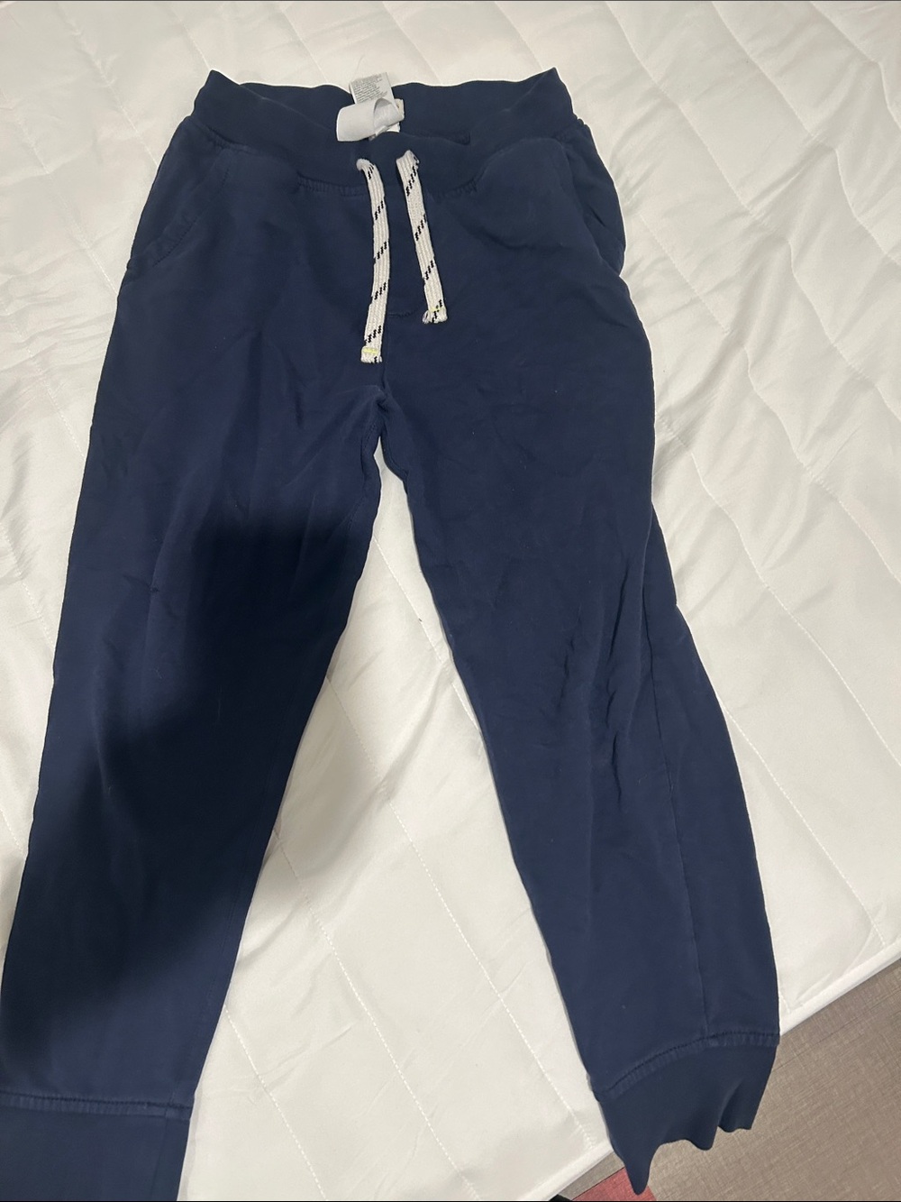 Kids Navy Drawstring Sweatpants